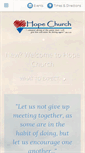 Mobile Screenshot of hopechurch.us