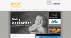 Desktop Screenshot of hopechurch.net