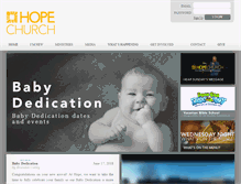 Tablet Screenshot of hopechurch.net